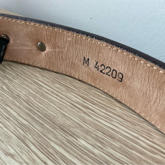Vintage 1993 Brighton Croc Embossed Belt M42209 - Picture 6 of 11